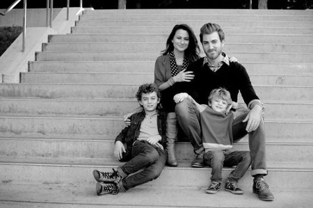Rhett along with his family and two sons